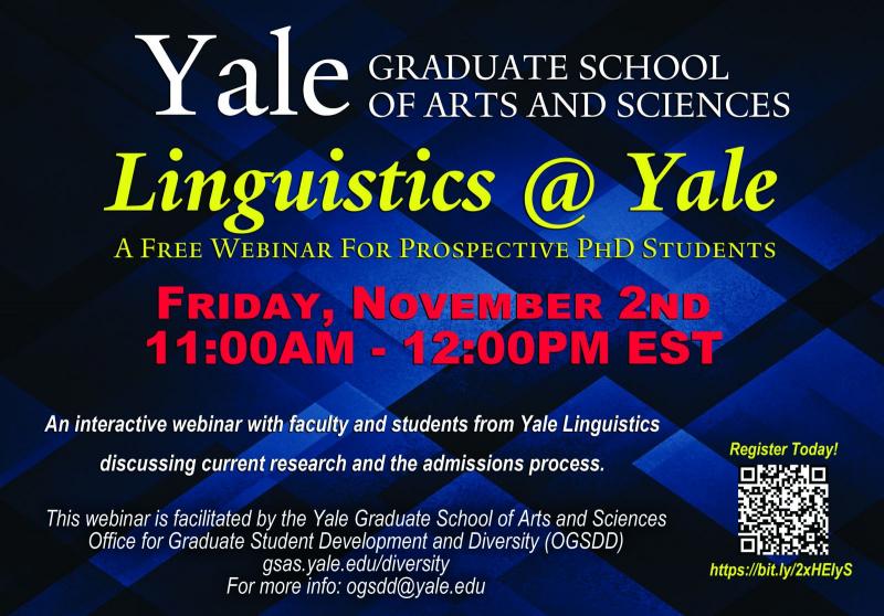 yale university linguistics phd